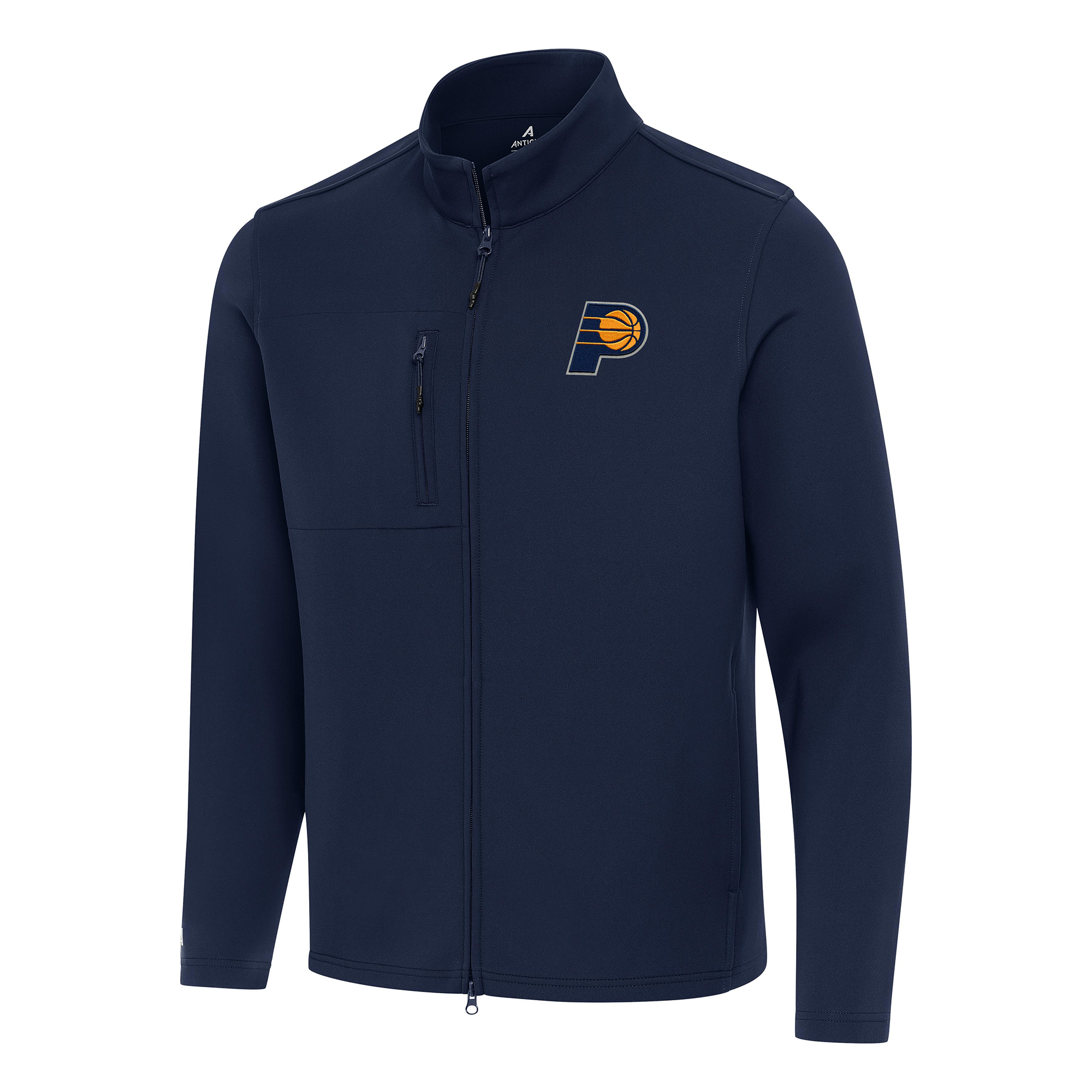 Men’s Antigua Navy Indiana Pacers Objection Double-Peached Full-Zip Jacket Men’s Antigua Navy Indiana Pacers Objection Double-Peached Full-Zip Jacket