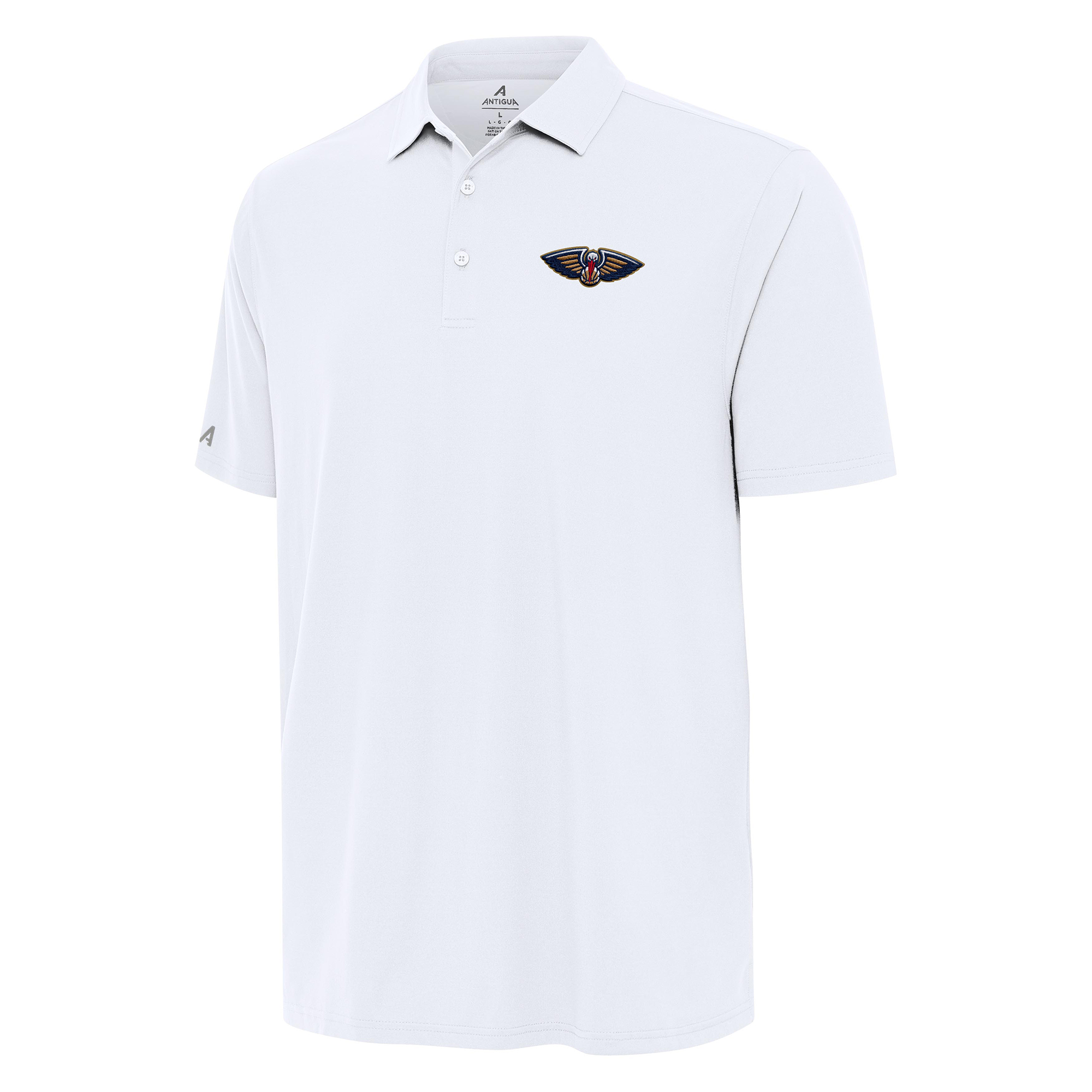 Men's Antigua White New Orleans Pelicans Era Polo