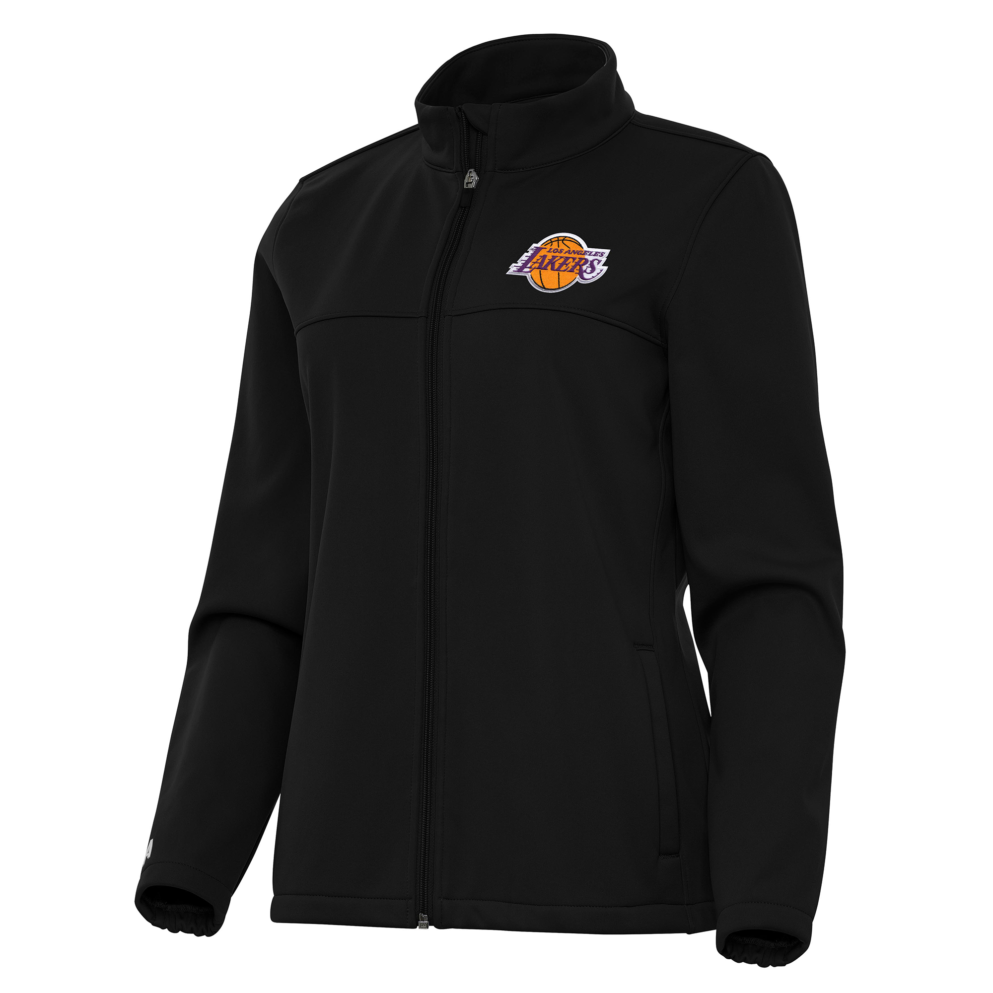 Women’s Antigua Black Los Angeles Lakers Links 2 Full-Zip Golf Jacket Women’s Antigua Black Los Angeles Lakers Links 2 Full-Zip Golf Jacket