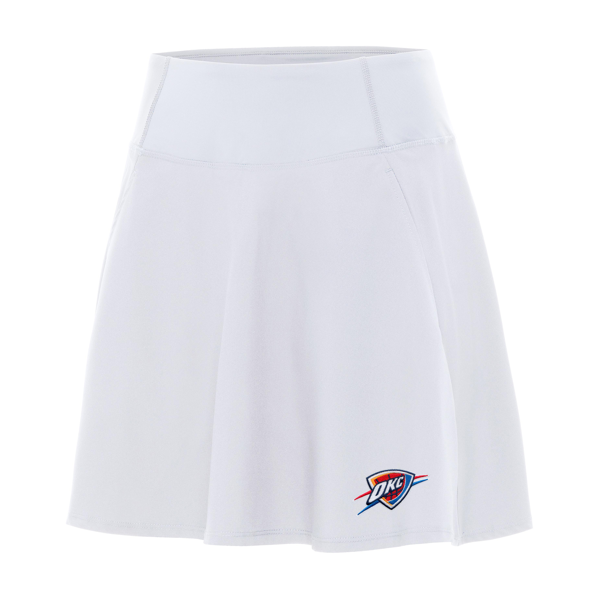 Women's Antigua White Oklahoma City Thunder Chip Skort