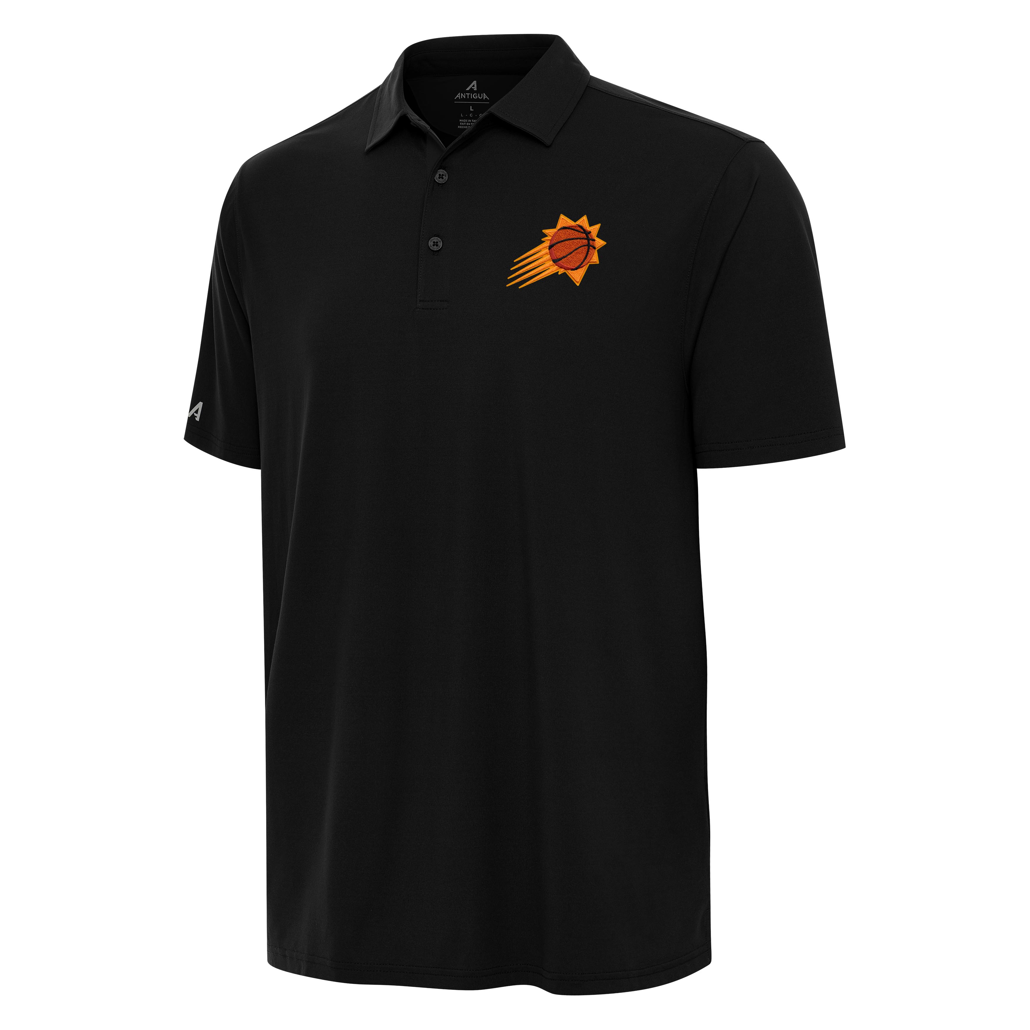 Men's Antigua Black Phoenix Suns Era Polo