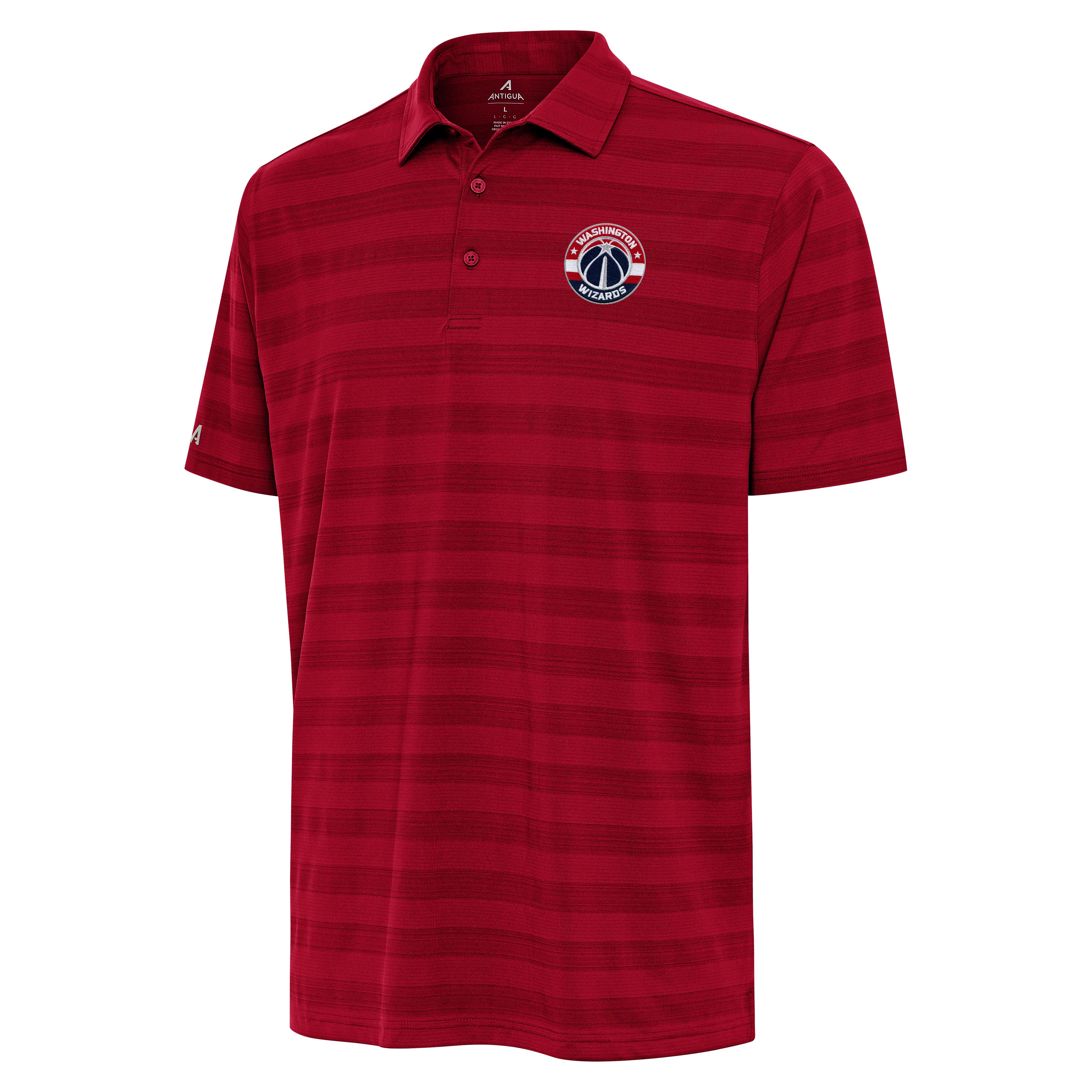 Men's Antigua Red Washington Wizards Tunnel Polo