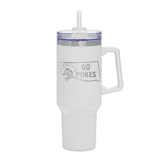 White Oklahoma State Cowboys 40oz. Rocky My State Tumbler