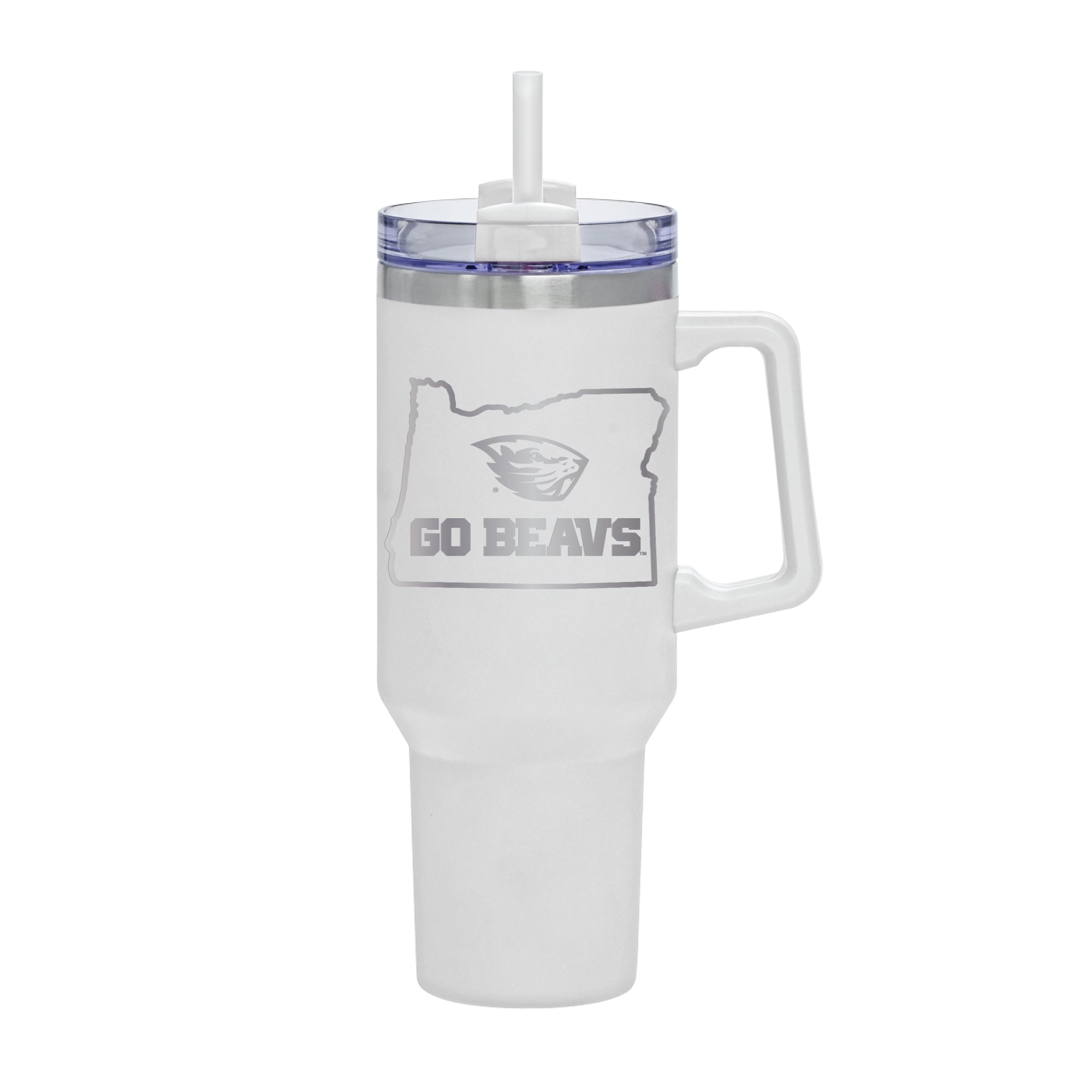 White Oregon State Beavers 40oz. Rocky My State Tumbler