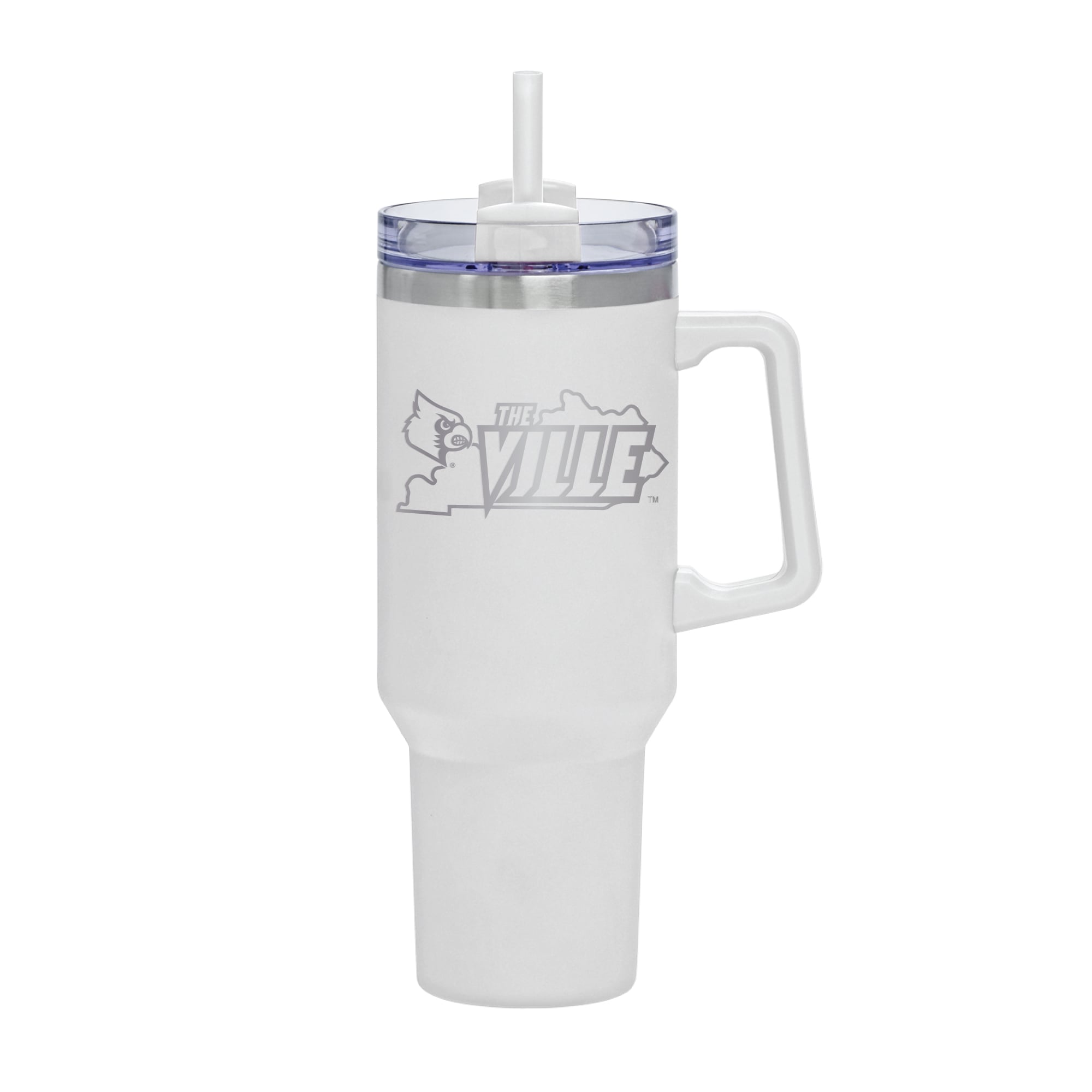 White Louisville Cardinals 40oz. Rocky My State Tumbler