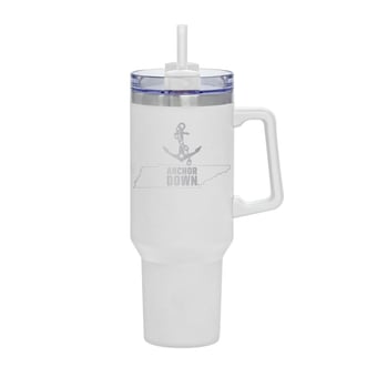 White Vanderbilt Commodores 40oz. Rocky My State Tumbler