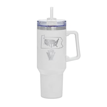 White Villanova Wildcats 40oz. Rocky My State Tumbler