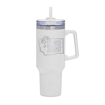 White Gonzaga Bulldogs 40oz. Rocky My State Tumbler