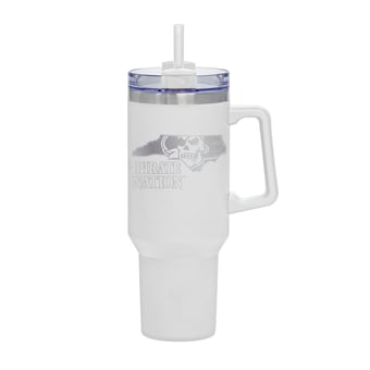 White ECU Pirates 40oz. Rocky My State Tumbler