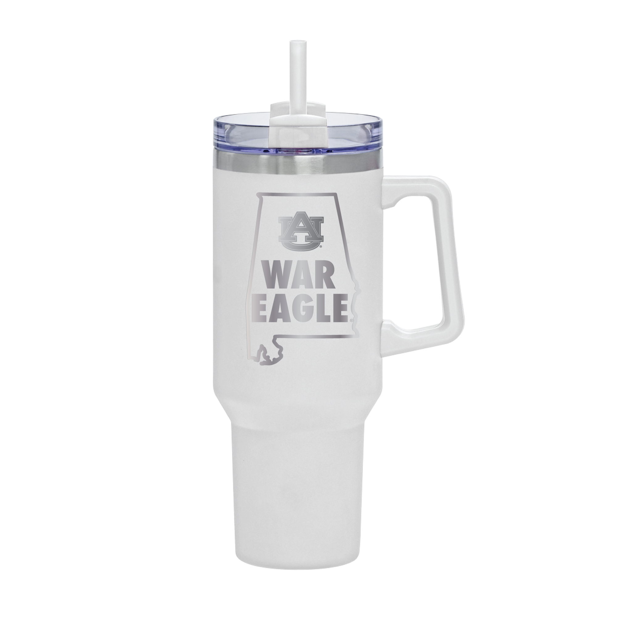 White Auburn Tigers 40oz. Rocky My State Tumbler White Auburn Tigers 40oz. Rocky My State Tumbler