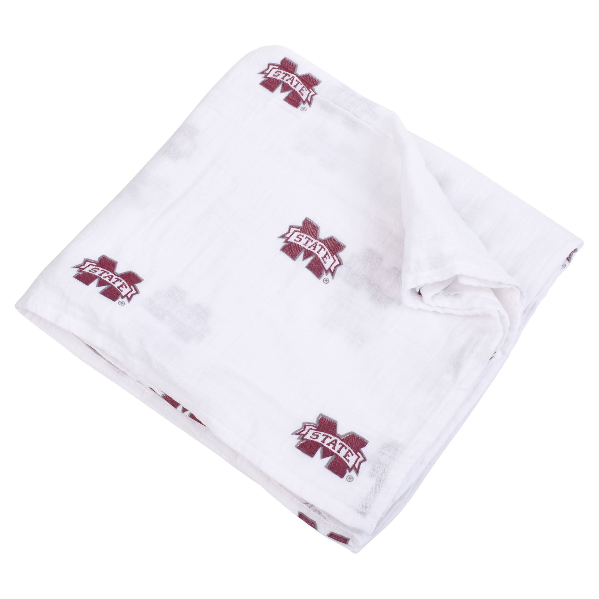 Infant Three Little Anchors  Mississippi State Bulldogs 47'' x 47'' Muslin Swaddle Blanket