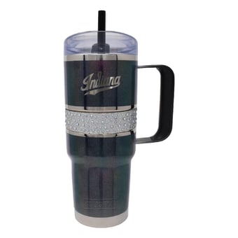 Indiana Hoosiers 32oz. MyBevi Rhinestone Hollywood Travel Mug