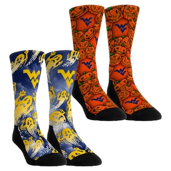 Youth Rock Em Socks West Virginia Mountaineers Halloween Crew Socks 2-Pack Set