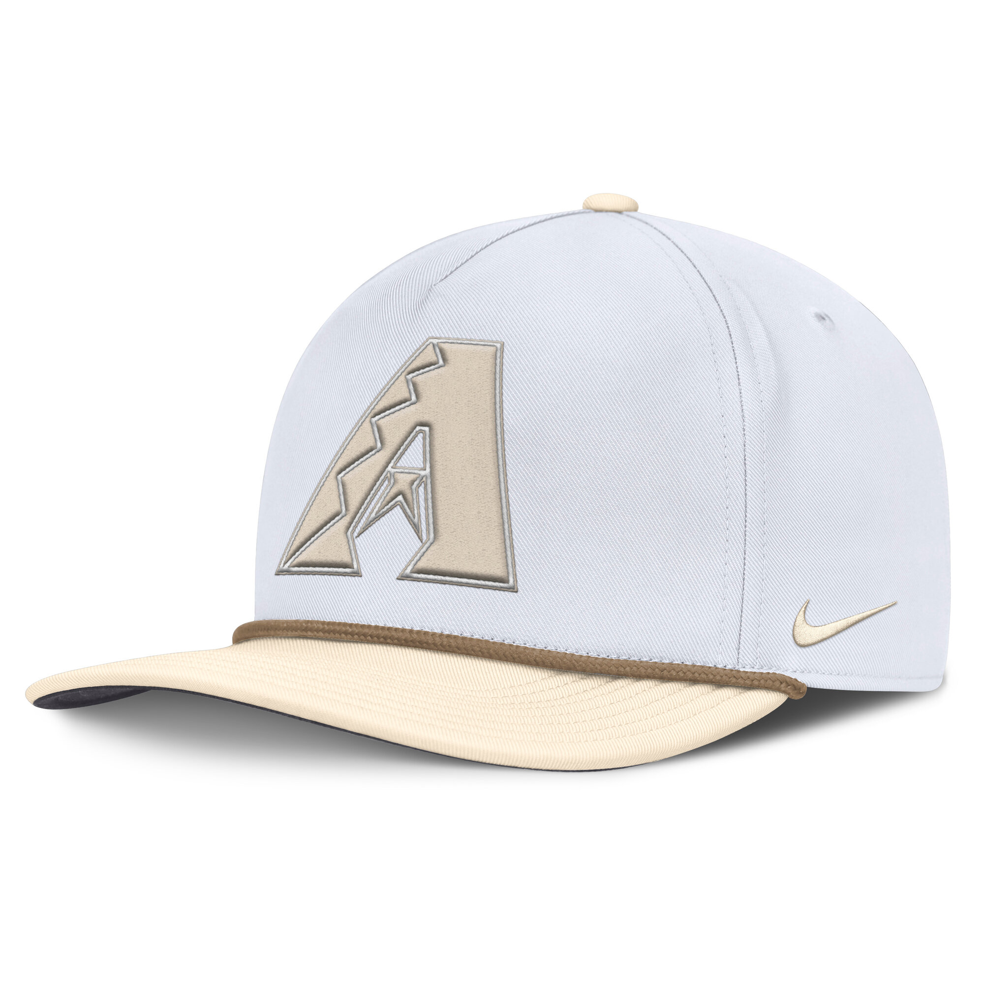 Men's Nike  White/Cream Arizona Diamondbacks Pro Performance Snapback Hat