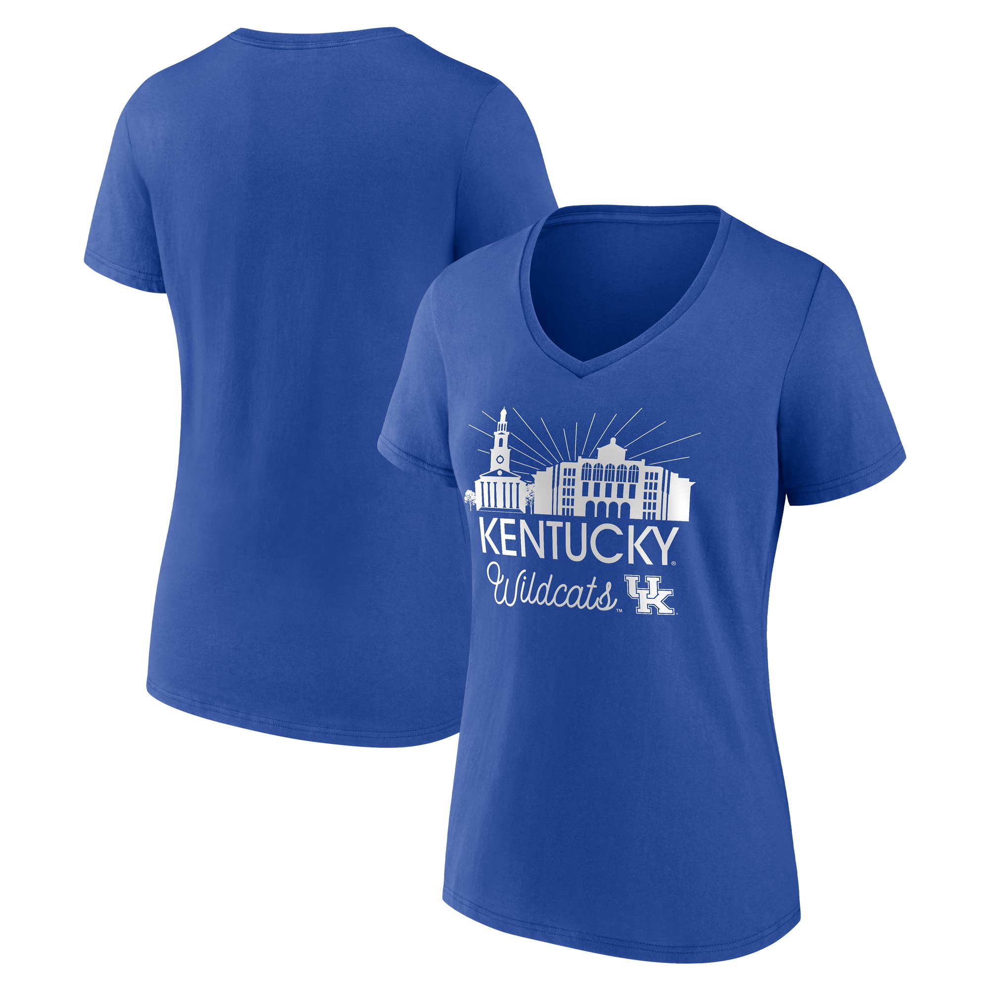Women's Fanatics  Royal Kentucky Wildcats Fundamentals Region Draw T-Shirt
