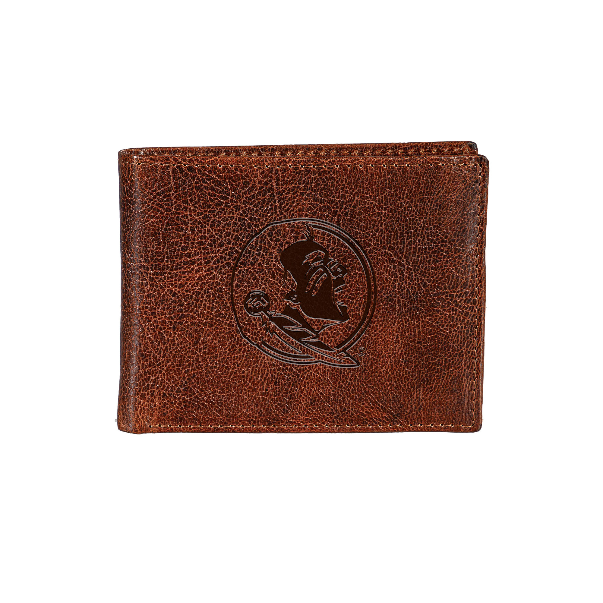 Florida State Seminoles Bi-Fold Leather Passcase Wallet