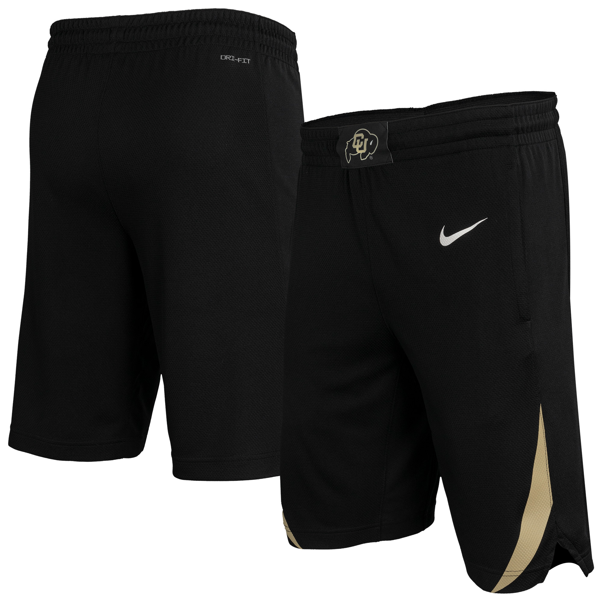 Men’s Nike Black Colorado Buffaloes Replica Performance Basketball Shorts Men’s Nike Black Colorado Buffaloes Replica Performance Basketball Shorts