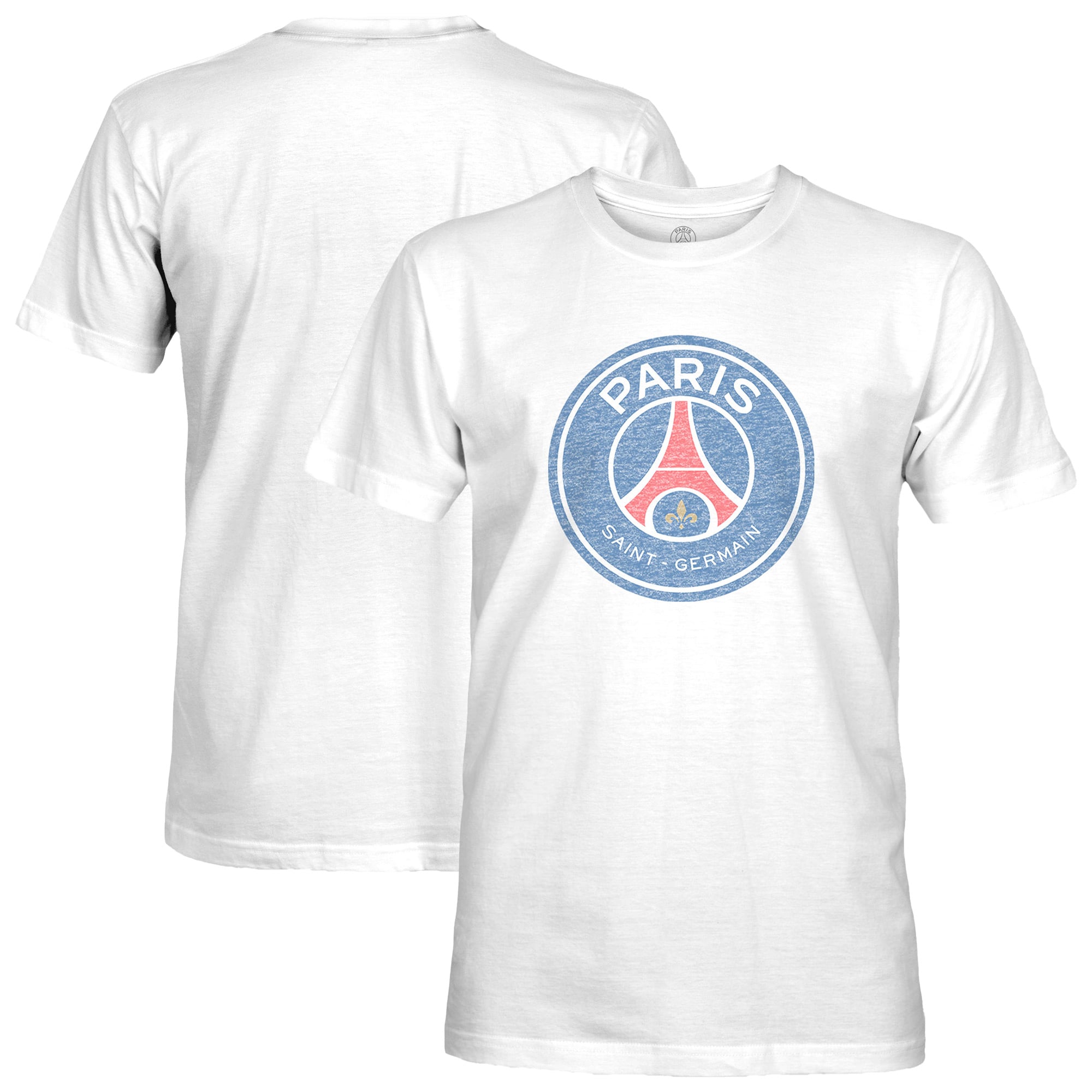 Men's 1863FC White Paris Saint-Germain Color Badge T-Shirt