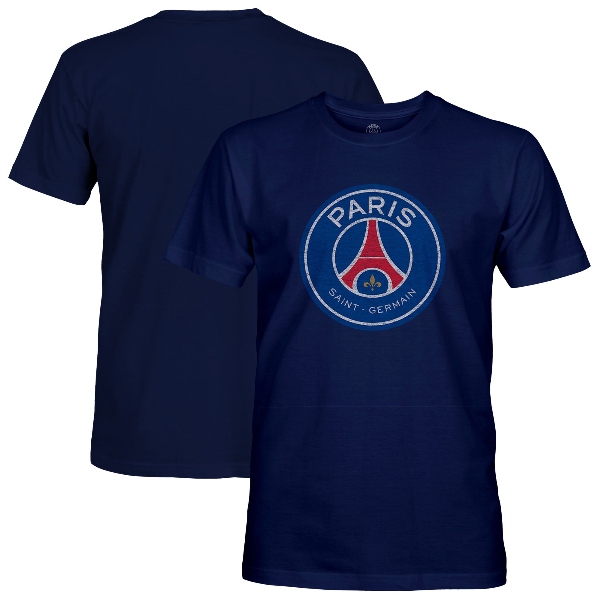Men's 1863FC Navy Paris Saint-Germain Color Badge T-Shirt