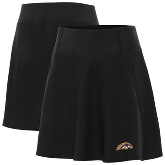 Women's Antigua  Black Western Michigan Broncos Chip Skort