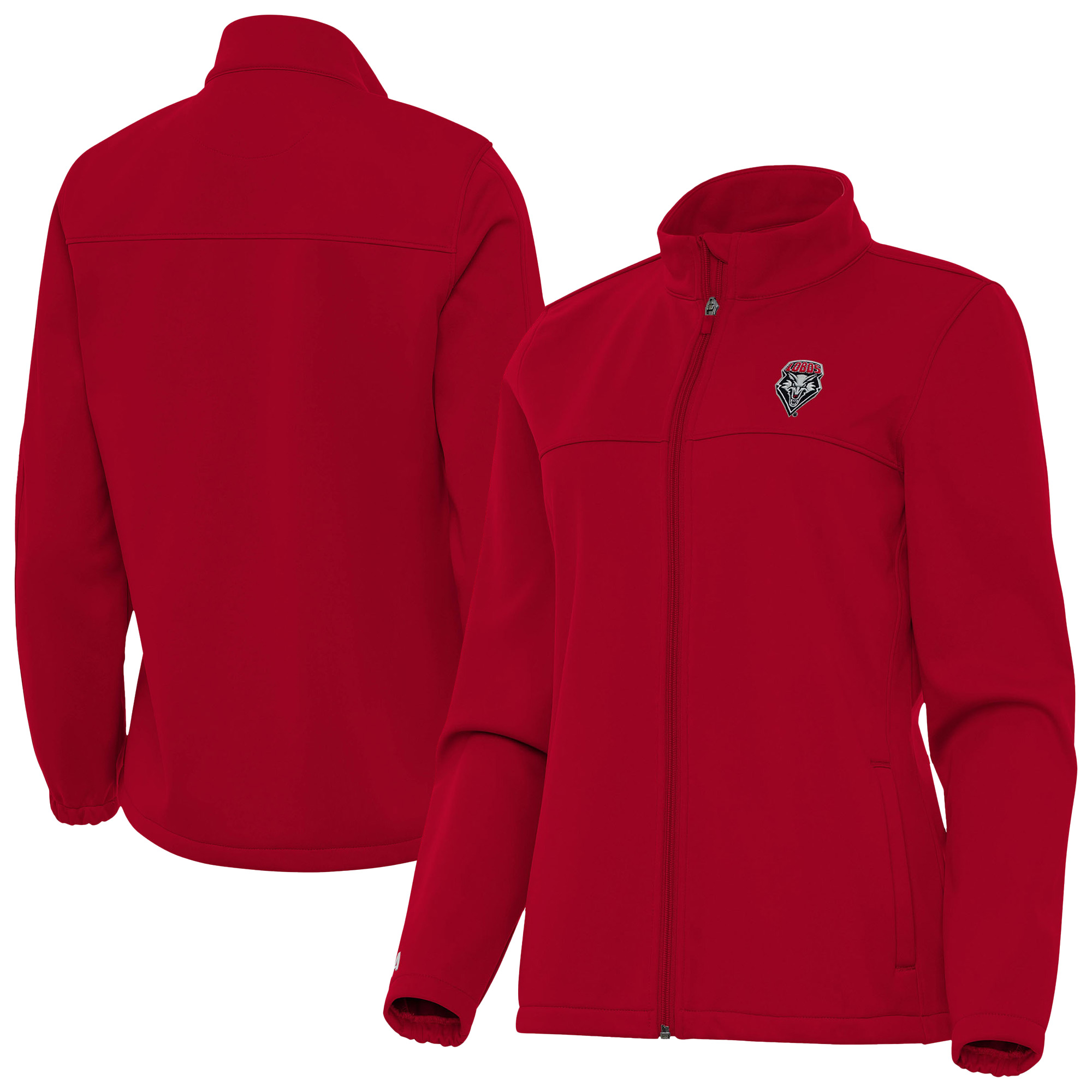 Women’s Antigua Cherry New Mexico Lobos Links 2 Golf Full-Zip Jacket