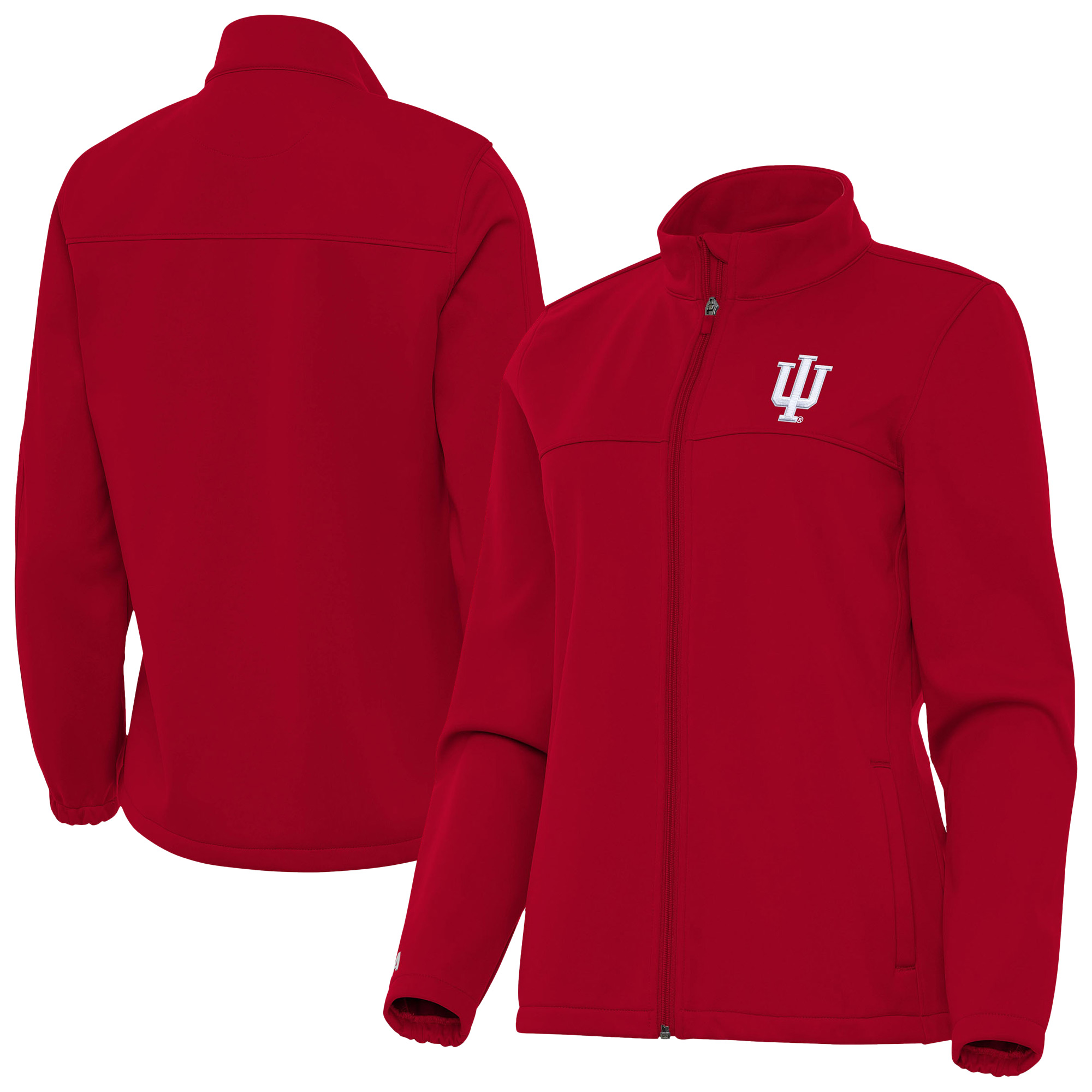 Women’s Antigua Crimson Indiana Hoosiers Links 2 Golf Full-Zip Jacket Women’s Antigua Crimson Indiana Hoosiers Links 2 Golf Full-Zip Jacket