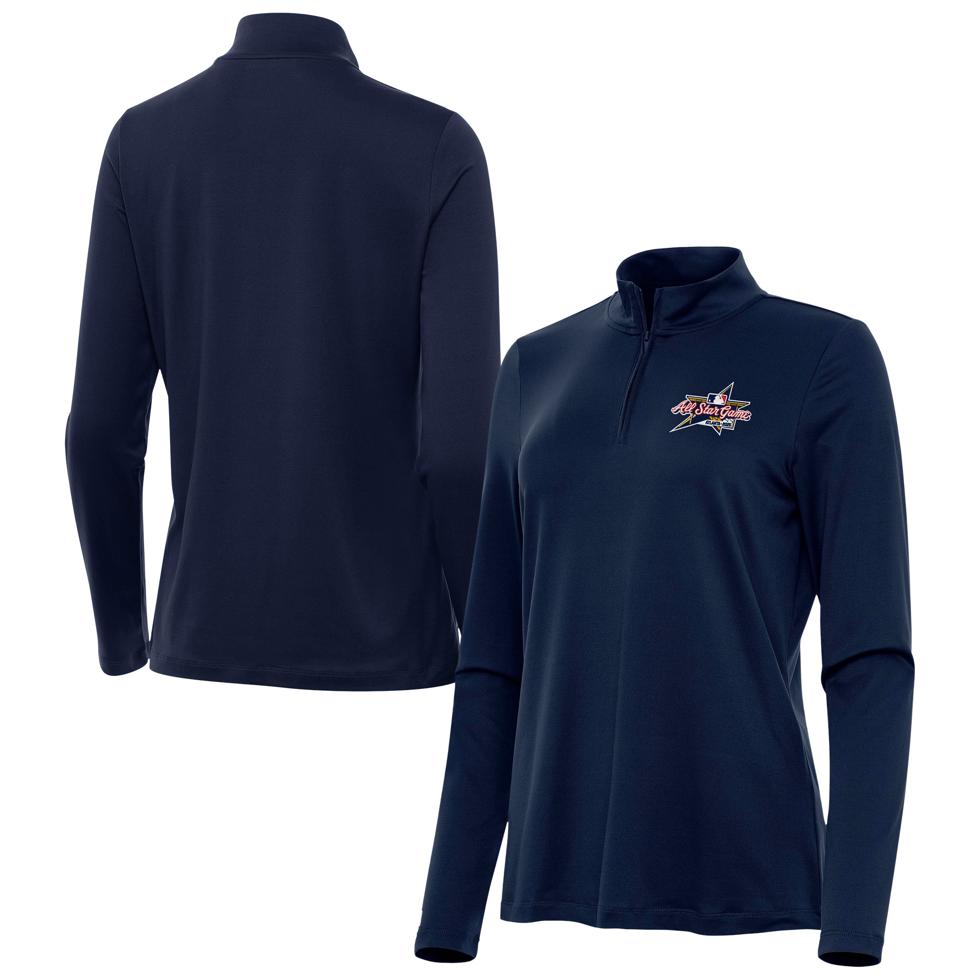 Women's Antigua  Navy 2025 MLB All-Star Game Reprocess Quarter-Zip Top