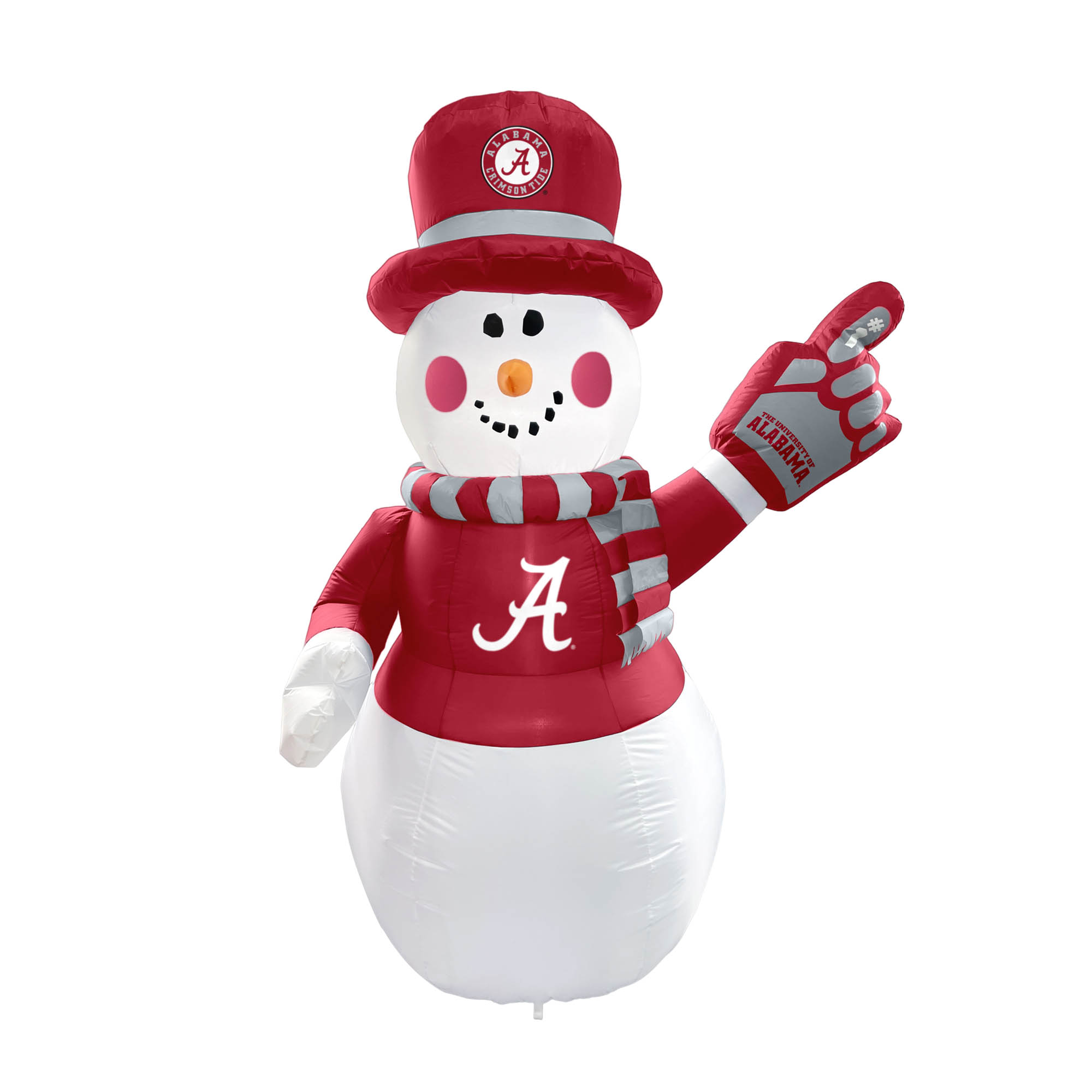 Alabama Crimson Tide 7' Inflatable Snowman