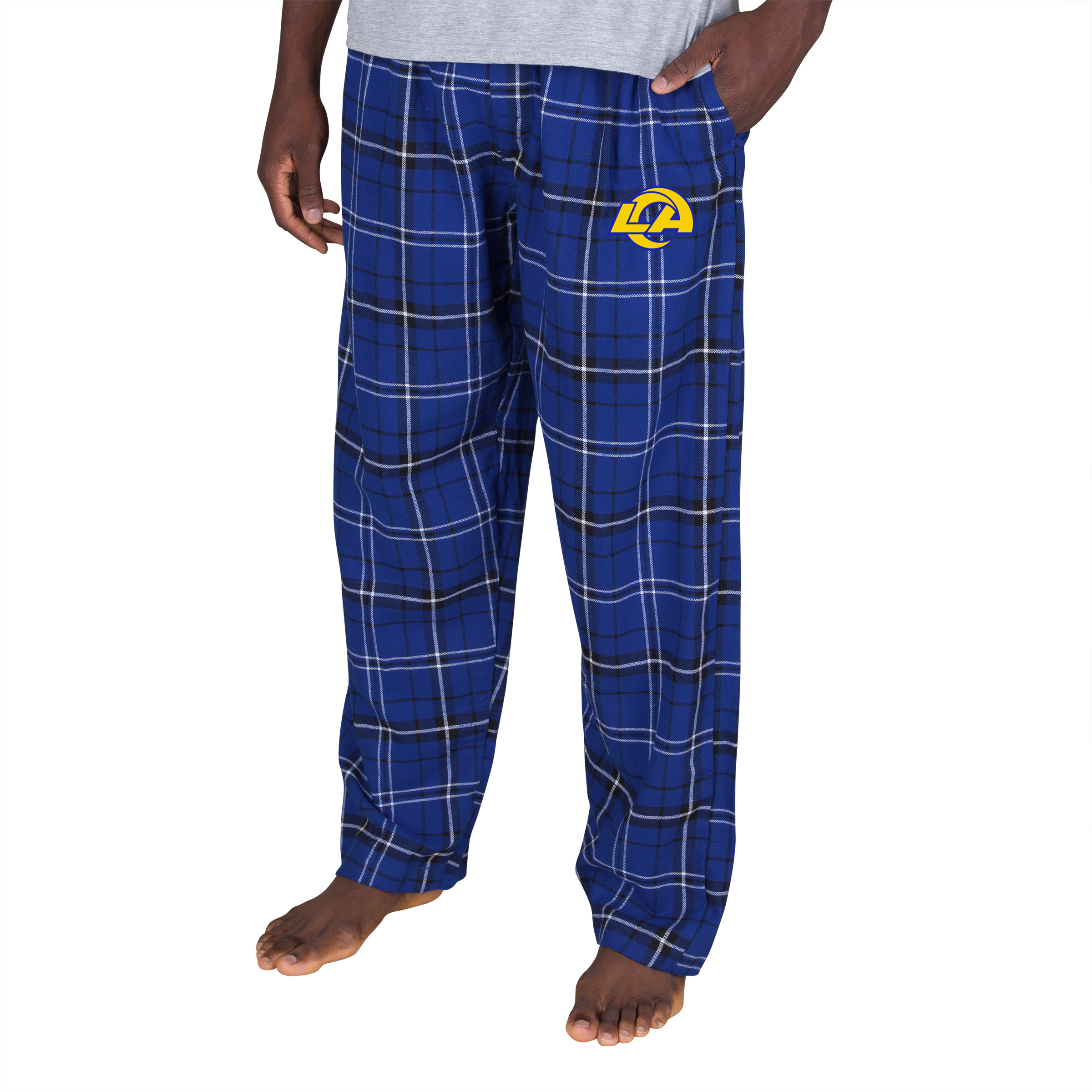 Men’s Concepts Sport Royal Los Angeles Rams Ultimate Plaid Flannel Pants
