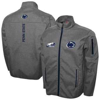 Men's Franchise Club Gray Penn State Nittany Lions XT2 Softshell Full-Zip Jacket