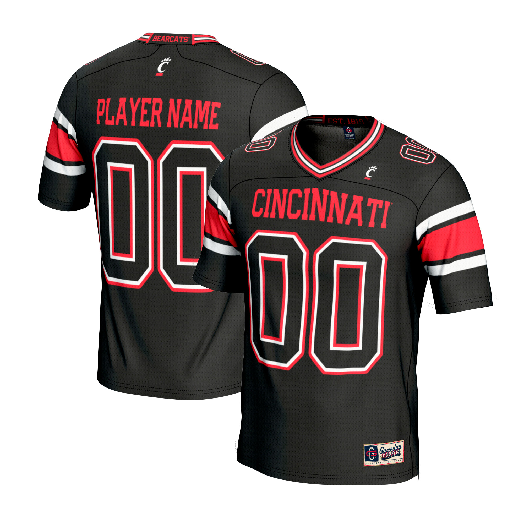 Cincinnati Team Color Cincinnati Bearcats Logos History - NCAA Division I a-c (NCAA a-c ...