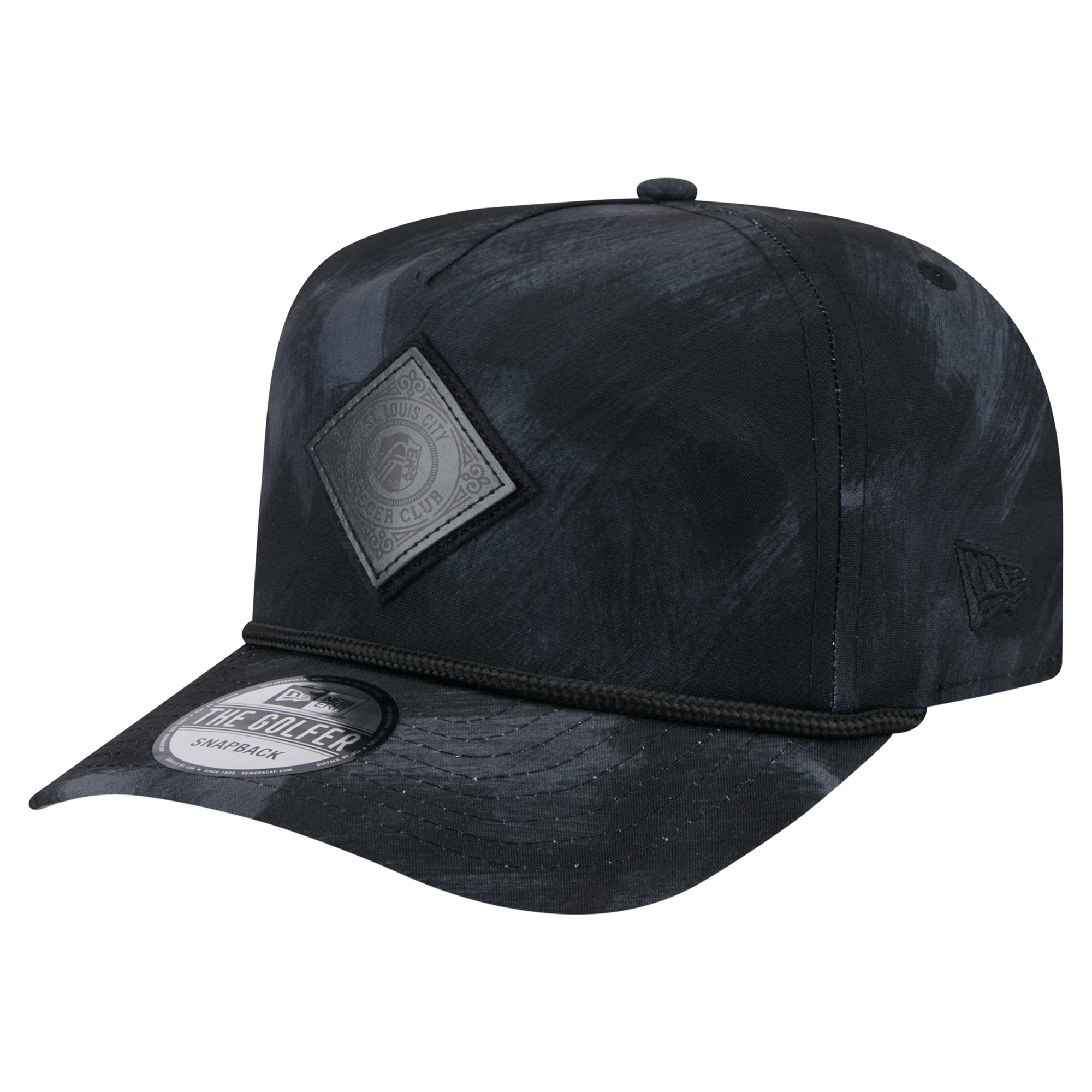 Men’s New Era Black St. Louis City SC Golfer Snapback Hat Men’s New Era Black St. Louis City SC Golfer Snapback Hat