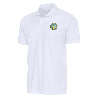 Men's Antigua White Chicago Sky Tribute Polo