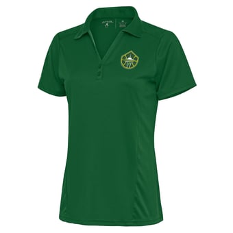 Women's Antigua Green Seattle Storm Tribute Polo