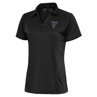Women's Antigua Charcoal Golden State Valkyries Tribute Polo