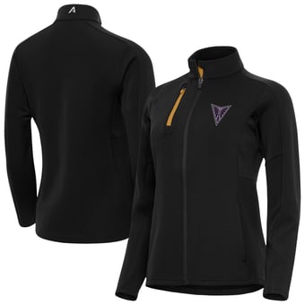 Women's Antigua Black Golden State Valkyries Generation Full-Zip Jacket