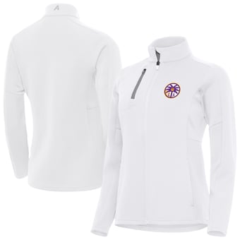Women's Antigua White Los Angeles Sparks Generation Full-Zip Jacket