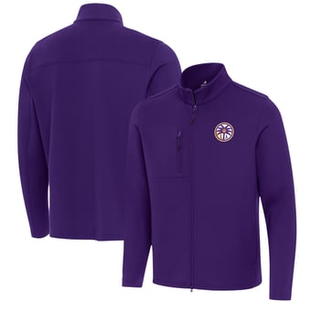 Men's Antigua Purple Los Angeles Sparks Objection Full-Zip Jacket