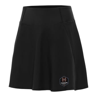 Women's Antigua  Black Houston Dash Chip Skort
