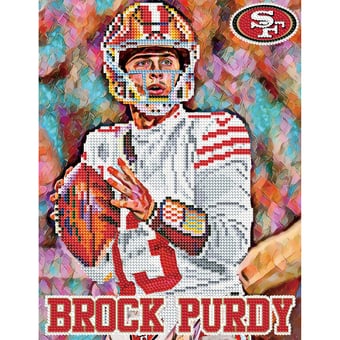 Brock Purdy San Francisco 49ers Diamond Painting Art Craft Kit
