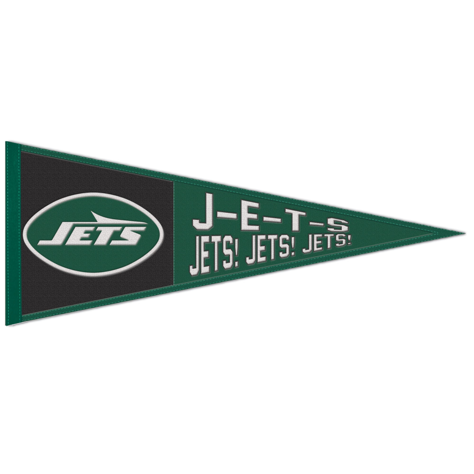 WinCraft New York Jets 13″ x 32″ Retro Logo Wool Pennant WinCraft New York Jets 13″ x 32″ Retro Logo Wool Pennant