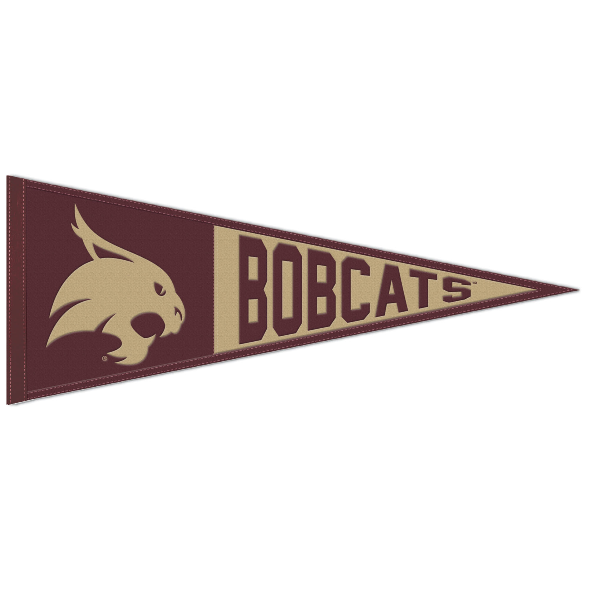 WinCraft Texas State Bobcats 13" x 32" Retro Logo Wool Pennant