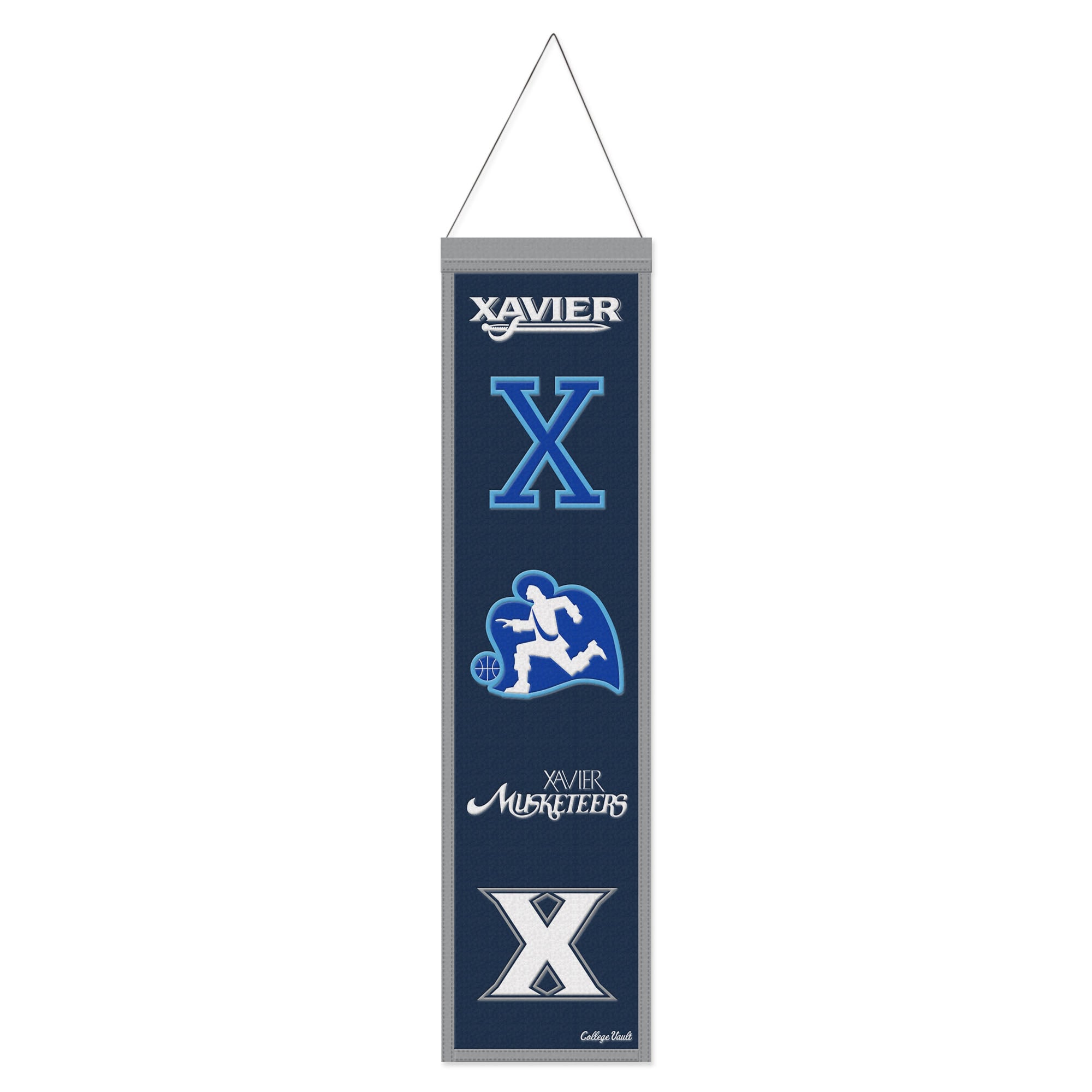 WinCraft Xavier Musketeers 8" x 32" Wool Evolution Banner