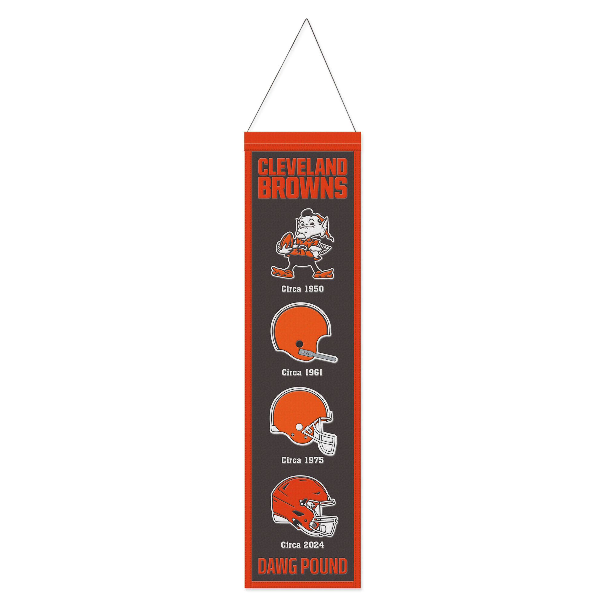 WinCraft Cleveland Browns 8" x 32" Wool Evolution Banner