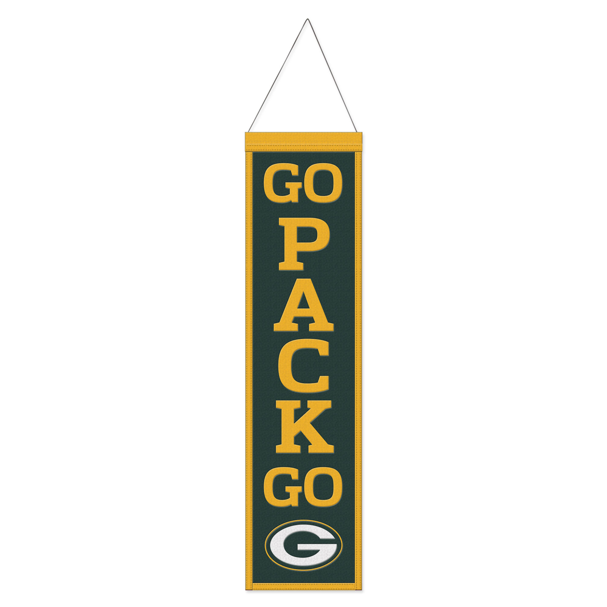 WinCraft Green Bay Packers 8" x 32" Wool Evolution Banner