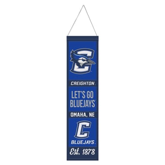 WinCraft Creighton Bluejays 8" x 32" Wool Evolution Banner