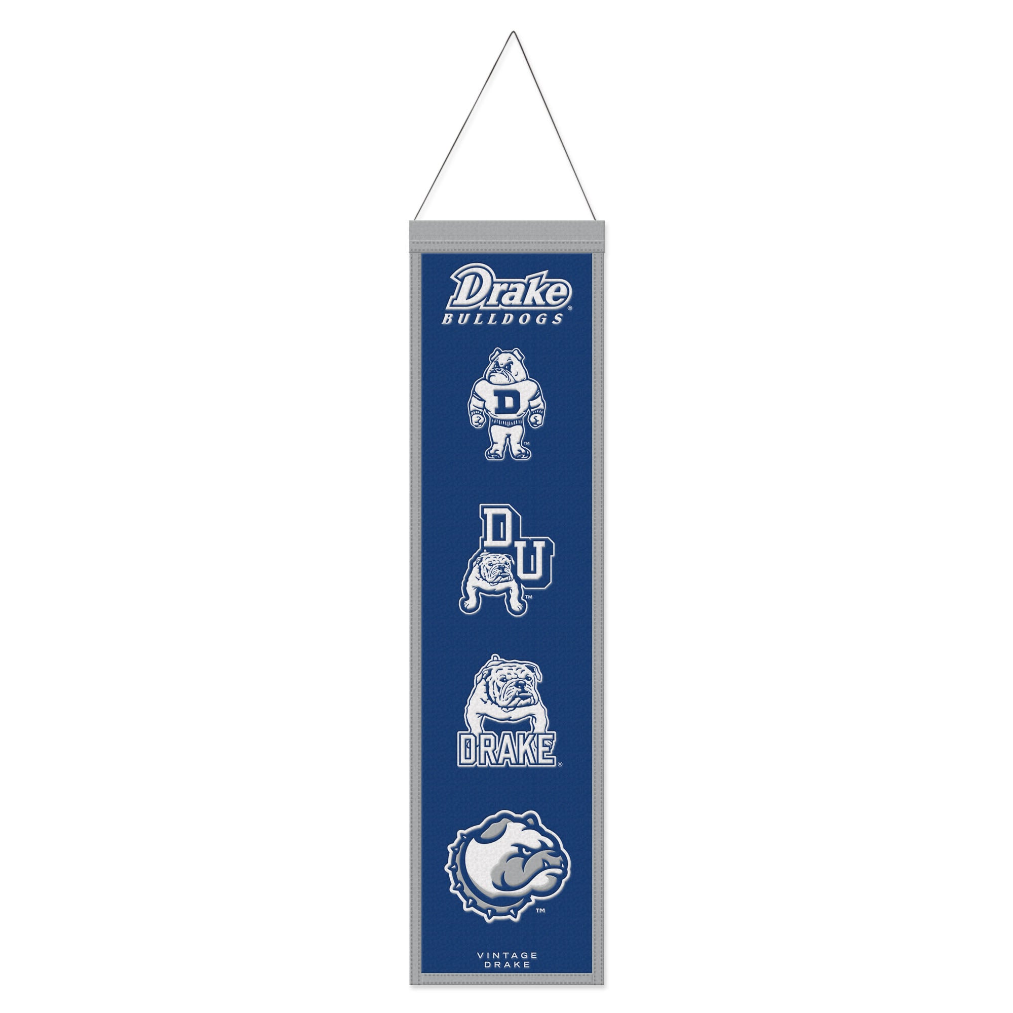 WinCraft Drake Bulldogs 8" x 32" Wool Evolution Banner