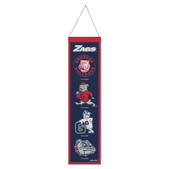 WinCraft Gonzaga Bulldogs 8" x 32" Wool Evolution Banner