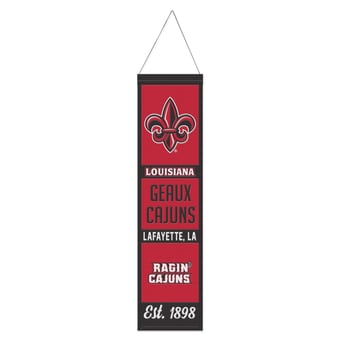 WinCraft Louisiana Ragin' Cajuns 8" x 32" Wool Evolution Banner