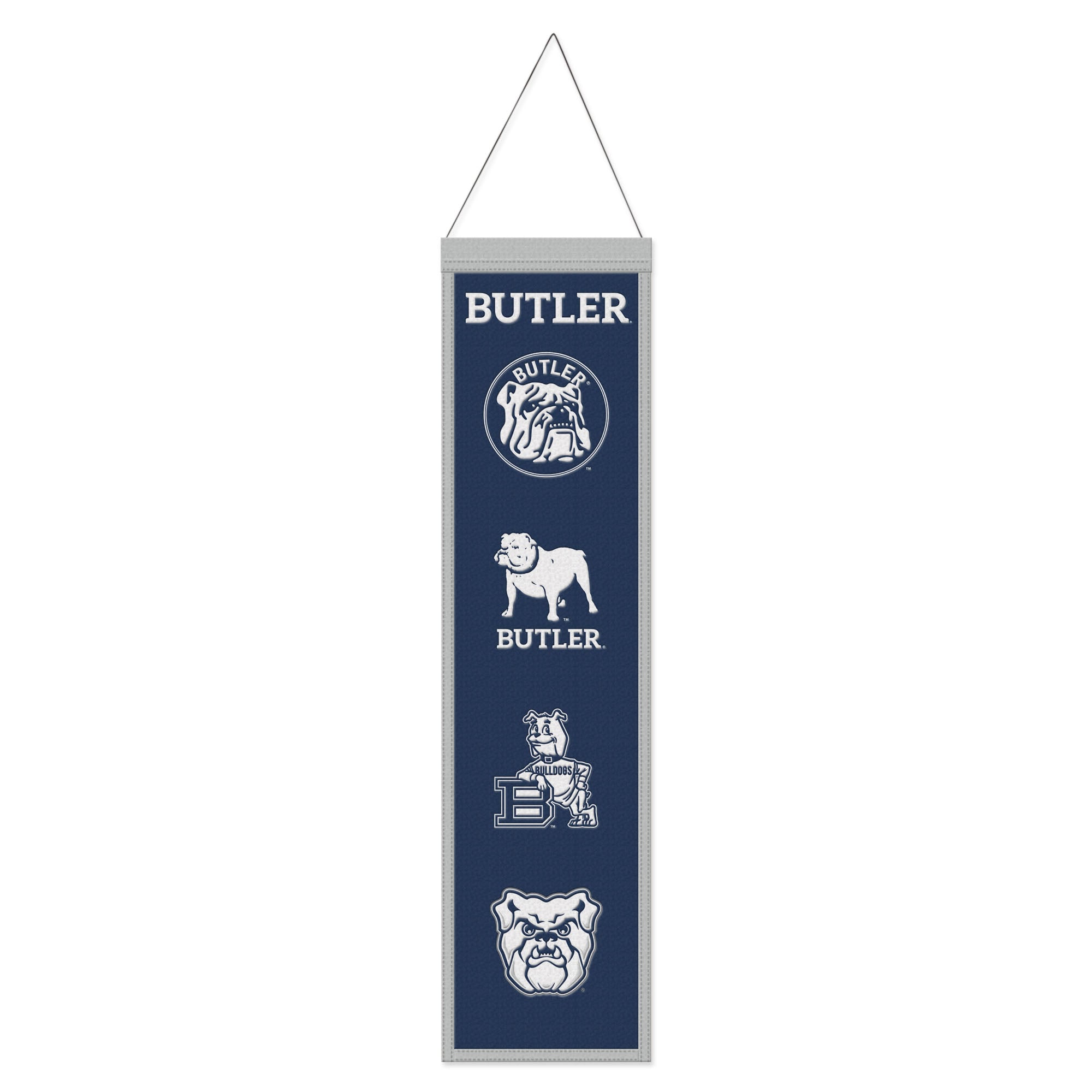 WinCraft Butler Bulldogs 8" x 32" Wool Evolution Banner